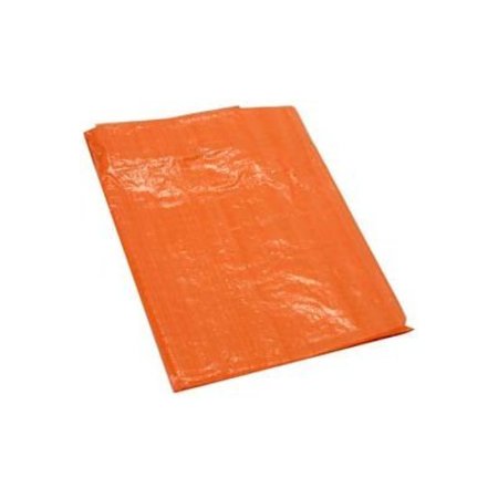 HARPSTER OF PHILIPSBURG Light Duty Tarp, High Visibility Orange, High-Density Polyethylene O26x40